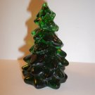 Mosser Glass Emerald Greed 2.75" Mini Christmas Tree Figurine Holiday Made In USA!