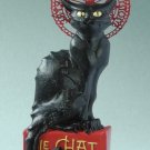 Le Chat Noir Black Cat Mini Statue Sculpture Pocket Art Artist Steinlen