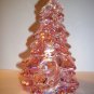Mosser Glass ROSE PINK CARNIVAL 5.5" Medium CHRISTMAS TREE Figurine