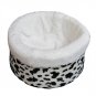 Pets 4 All Pet Cat Dog Nest round Bed - Animal Print - Small 15 - Made in USA
