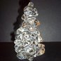 Mosser Glass Crystal Clear 2.75" Mini Christmas Tree Figurine Holiday Made In USA!