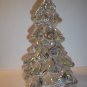 Mosser Glass CRYSTAL CARNIVAL Iridized 8" CHRISTMAS TREE Figurine Made In USA!