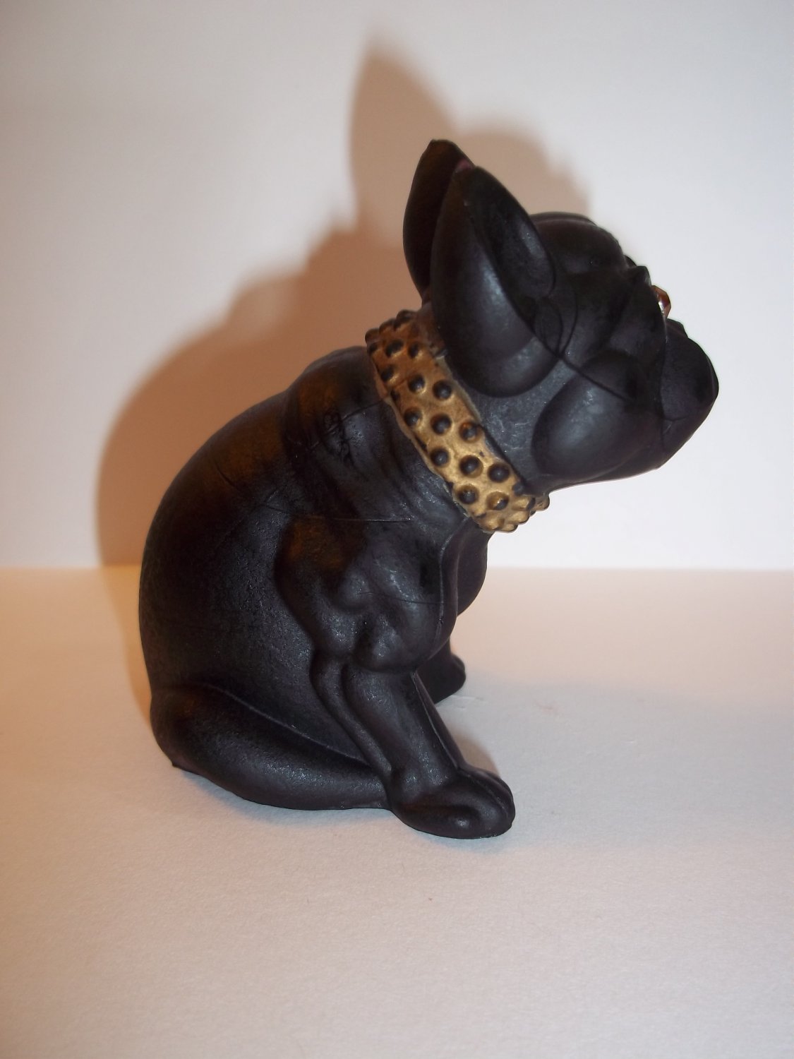 glass bulldog figurine