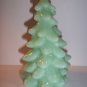 Mosser Glass Jade Jadeite Green 8" Large CHRISTMAS TREE Figurine Holiday