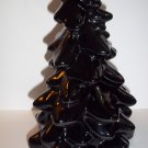 Mosser Glass Black 8" Large CHRISTMAS TREE Figurine Holiday Decoration USA Made!