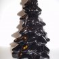 Mosser Glass Black 5.5" CHRISTMAS TREE Figurine Holiday Decoration USA Made!