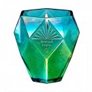 Crystal Magic Candle - Iridescent Ombre Blue - Mermaid Lagoon Scent