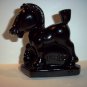Heisey by Imperial Glass Black Oscar Sparky Plug Horse Pony Stallion HCA '85