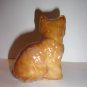 Mosser Handmade Glass Caramel Persian Cat Kitten Figurine Made in USA!