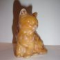 Mosser Handmade Glass Caramel Persian Cat Kitten Figurine Made in USA!