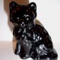 Mosser Handmade Glass Black Persian Cat Kitten Figurine Made in USA!