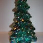 Mosser Glass TEAL CARNIVAL 8" CHRISTMAS TREE Figurine HOLIDAY Made In USA!