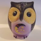 Fenton Glass "Nite Owl" Half Moon Halloween Sitting Owl Figurine LE #4/15 Kibbe