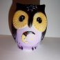 Fenton Glass "Nite Owl" Half Moon Halloween Sitting Owl Figurine LE #4/15 Kibbe
