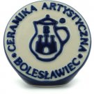 Polish Pottery Factory Logo Dealer Display Sign 4" Bolesawiec Stoneware Handmade