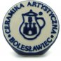 Polish Pottery Factory Logo Dealer Display Sign 4" Bolesawiec Stoneware Handmade