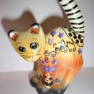 Fenton Glass Halloween "Spooky" Scaredy Cat Figurine Ltd Ed #29/30 Kim Barley