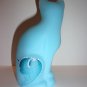Fenton Glass Blue Robin's Nest Stylized Cat Figurine Ltd Ed JK Spindler #14/37