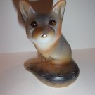 Fenton Glass Natural Gray Fox Figurine Ltd Ed GSE M Kibbe #5/9 2020