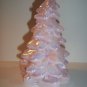 Mosser Glass CROWN TUSCAN PINK CARNIVAL 5.5" Medium CHRISTMAS TREE Figurine