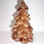 Mosser Glass Caramel Slag Swirl 5.5" Medium Christmas Tree Figurine USA!