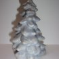 Mosser Glass Gray Marble Swirl 5.5" Medium Christmas Tree Figurine Made In USA!