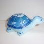 Fenton Art Glass Blue Blossoms Turtle Figurine Ltd Ed GSE #9/26 M Kibbe