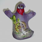 Fenton Glass "Bandit" Southwest Halloween Ghost Figurine Ltd Ed #16/27 M Kibbe