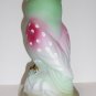 Fenton Glass Jadeite Christmas Snowman Pals Owl Figurine Kim Barley Ltd Ed #27/34