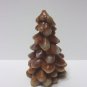 Mosser Glass Caramel Slag 2.75" Mini CHRISTMAS TREE Figurine Made In USA!