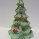 Fenton Glass Jadeite Green Playful Mice Christmas Tree Figurine Ltd Ed #6/43 M. Kibbe