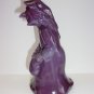 Fenton Glass Eggplant Purple Halloween Witch Figurine by Mosser