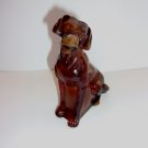 Mosser Glass Root Beer Brown Opaque Labrador Lab Dog Figurine