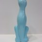 Viking Mold Epic Line Robin's Egg Blue Glass Sitting Cat Figurine Mosser Made USA
