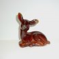 Fenton Glass Caramel Swirl Fawn Deer Figurine by Mosser Made In USA