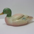 Fenton Glass OOAK One of a Kind Burmese Mallard Duck Figurine by JK Spindler