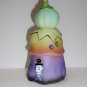 Fenton Glass Jadeite Halloween Fun Pumpkinhead Figurine Cat Ltd Ed Barley #10/31