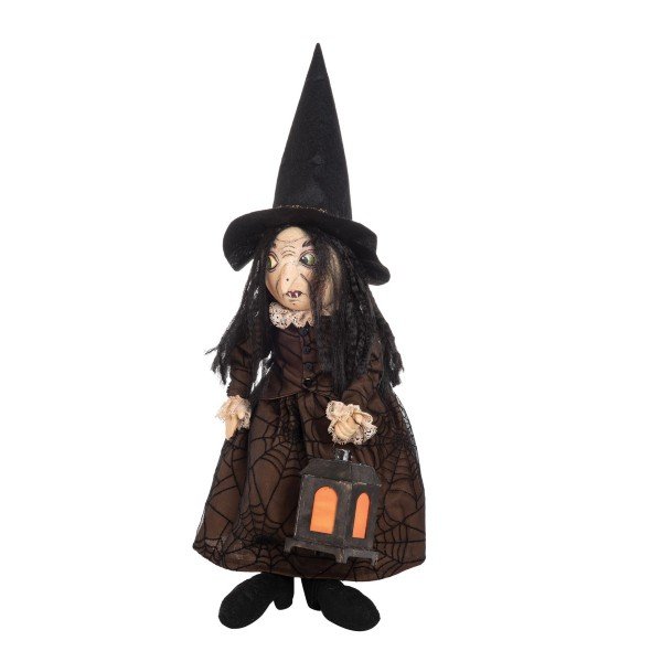 Ebony Witch Halloween Joe Spencer Gathered Traditions Art Doll