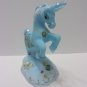 Fenton Glass Robin's Egg Blue Star Cloud Unicorn Figurine Ltd Ed #9/64 Barley