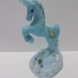 Fenton Glass Robin's Egg Blue Star Cloud Unicorn Figurine Ltd Ed #9/64 Barley