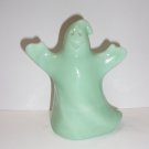Fenton Glass Jadeite Jade Green Halloween Ghost Figurine Mosser Made In USA