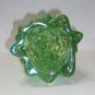 Mosser Glass Apple Green Carnival 8" Large Christmas Tree Figurine Made In USA