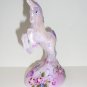 Fenton Glass Rosie Pink Carnival Hearts Unicorn Figurine Ltd Ed #7/66 M Kibbe