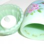 Fenton Glass Jadeite Jade Green Hummingbird Floral Fairy Light Lamp Ltd Ed #74/94