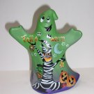 Fenton Glass Amethyst Fall O Ween Halloween Ghost Figurine Ltd Ed #21/48 K Barley