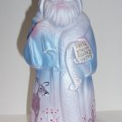Fenton Glass Rose Christmas Santa Claus Figurine Deer & Bunny Ltd Ed #20/51 Spindler