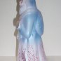 Fenton Glass Rose Christmas Santa Claus Figurine Deer & Bunny Ltd Ed #20/51 Spindler