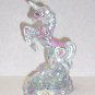 Fenton Glass Crystal Carnival Valentine Heart Unicorn Figurine Ltd Ed NFGS Burton