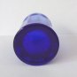 Mosser Glass Co. Logo Cobalt Blue Souvenir Shot Glass Cambridge, Ohio USA!