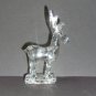Mosser Glass Crystal Christmas Reindeer Deer Rudolph Fawn Figurine Made In USA!